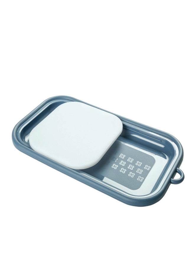 All Time - 406829-1 Plastics Easy Chop Chopping Board, Blue - Image 3